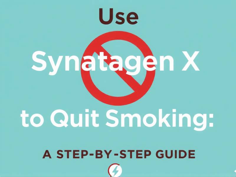 How to Use SynatagenX to Quit Smoking: A Step-by-Step Guide