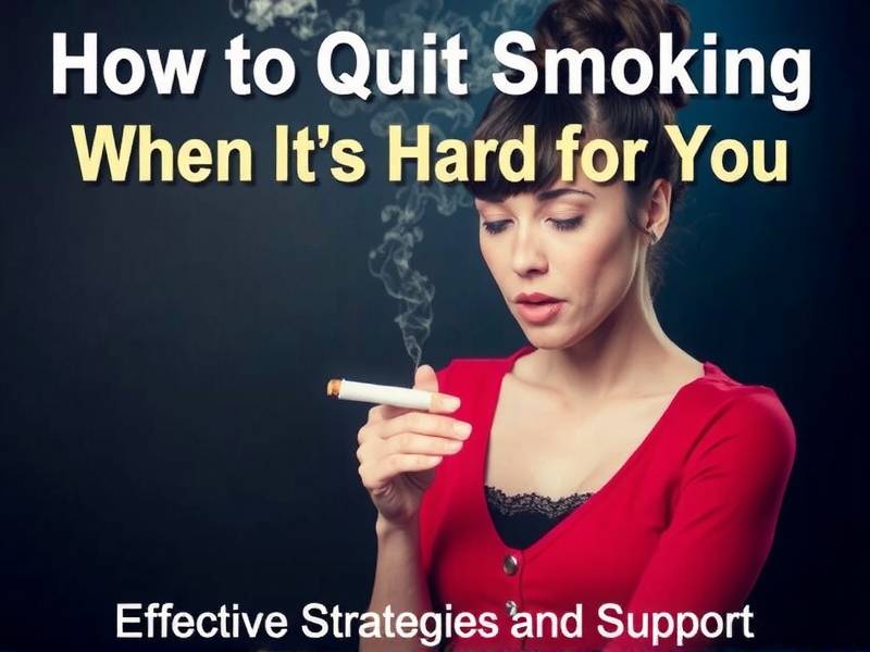 How to Quit Smoking When It's Hard for You: Effective Strategies and Support