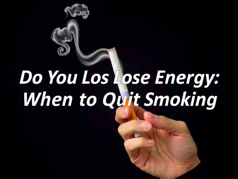 Do You Lose Energy When You Quit Smoking? The Truth About Quitting Smoking and Your Energy Levels