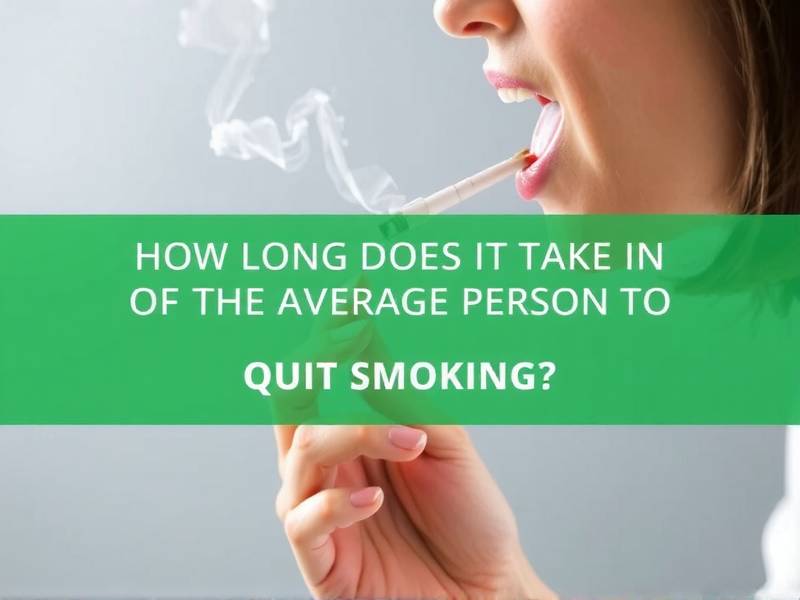 How Long Does It Take for the Average Person to Quit Smoking?
