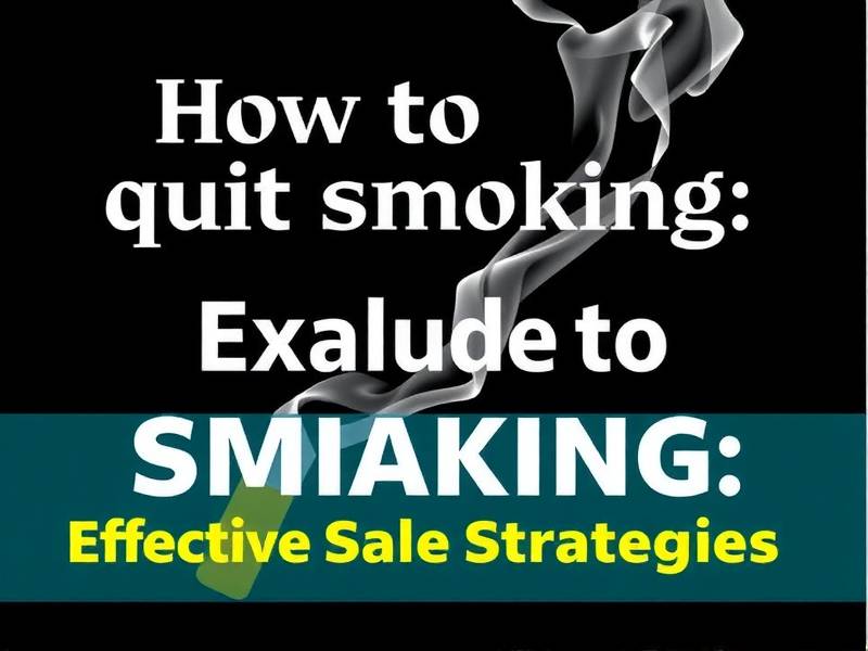 How to Quit Smoking: Effective Sales Strategies(1)