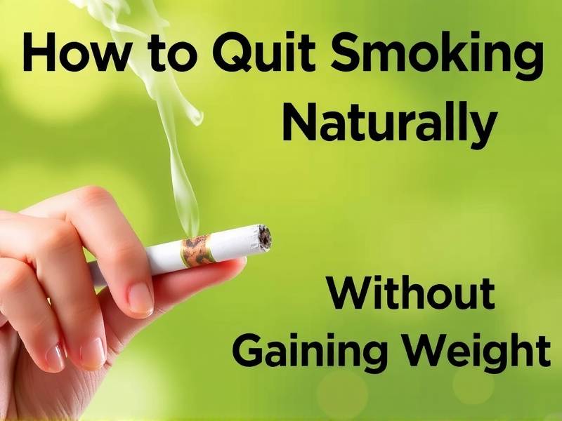 How to Quit Smoking Naturally Without Gaining Weight