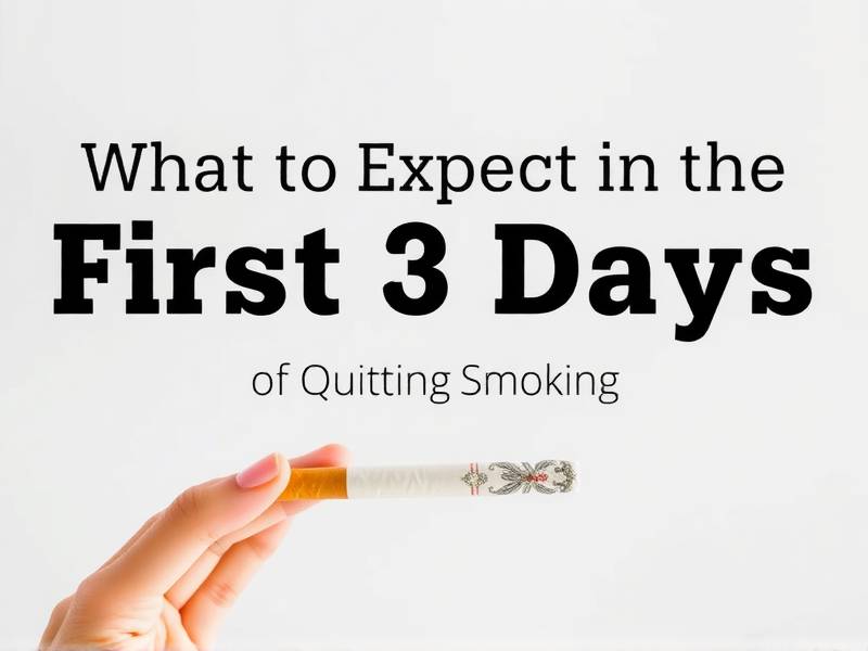 What to Expect in the First 3 Days of Quitting Smoking