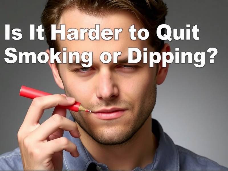 Is It Harder to Quit Smoking or Dipping?