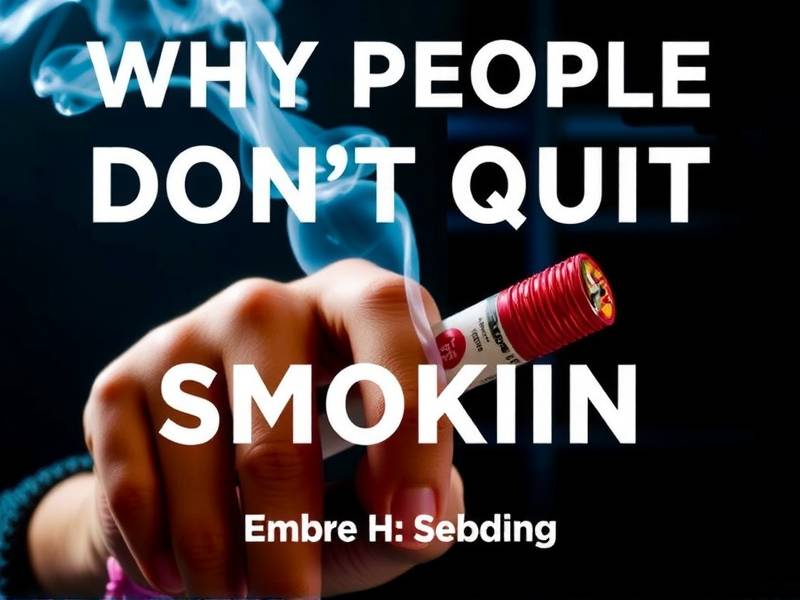 Why People Don't Quit Smoking: Understanding the Challenges and Solutions