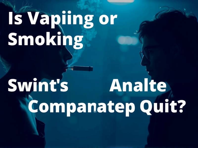 Is Vaping or Smoking Easier to Quit? A Comparative Analysis