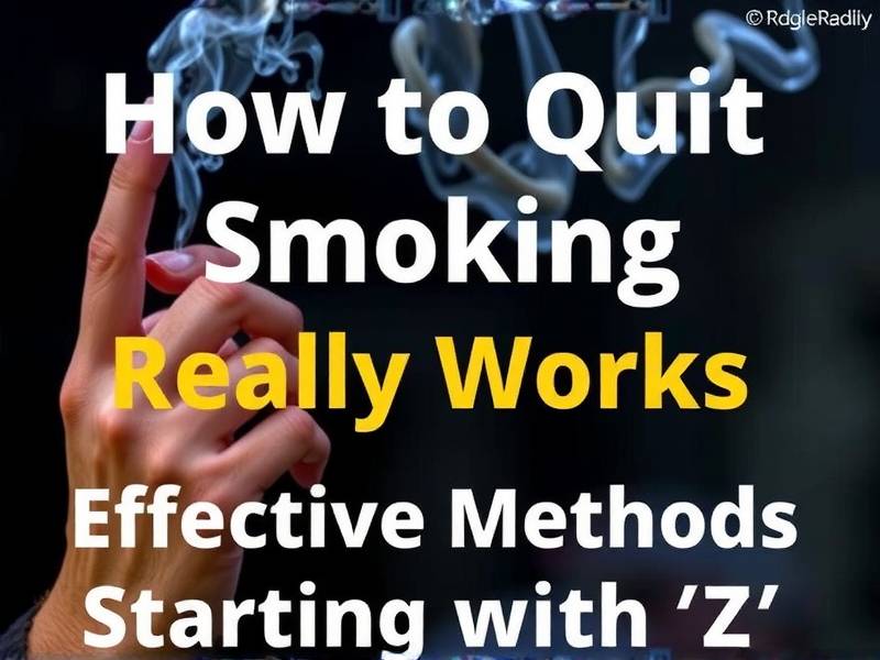 How to Quit Smoking That Really Works - Effective Methods Starting with 'Z'