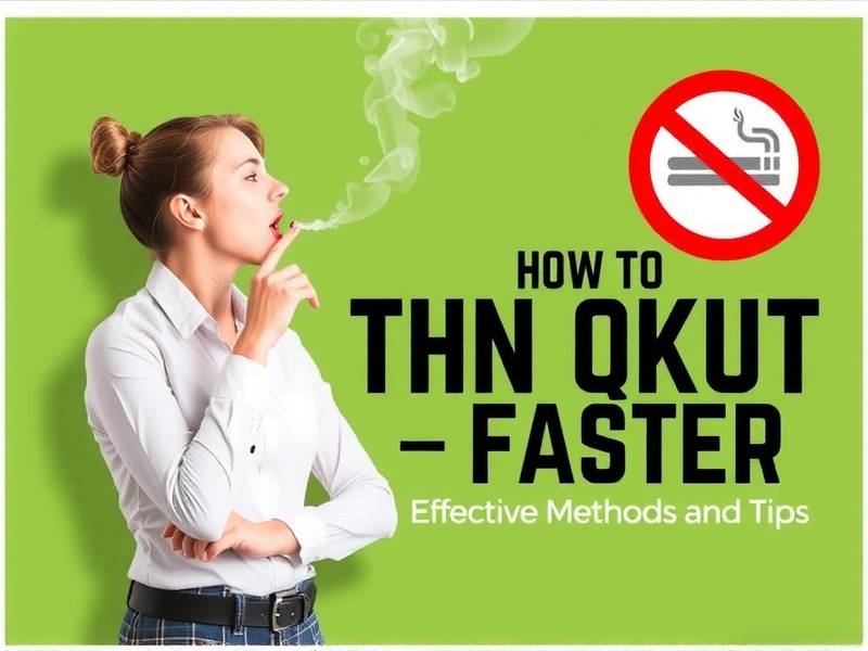 How to Quit Smoking Faster: Effective Methods and Tips