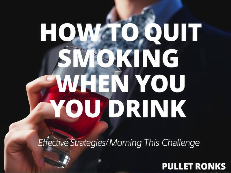 How to Quit Smoking When You Drink: Effective Strategies for Overcoming This Challenge(1)