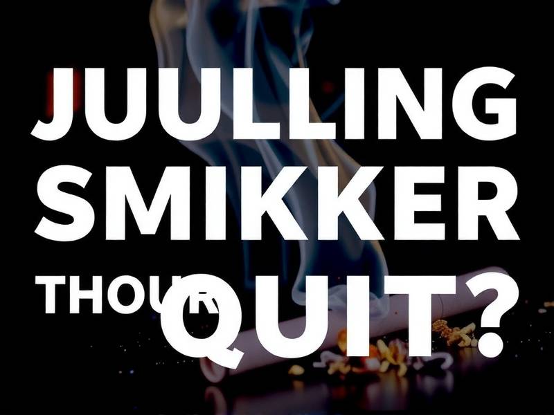 Is Juuling or Smoking Harder to Quit?