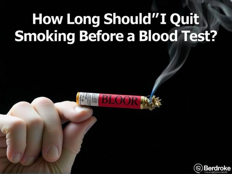 How Long Should I Quit Smoking Before a Blood Test?