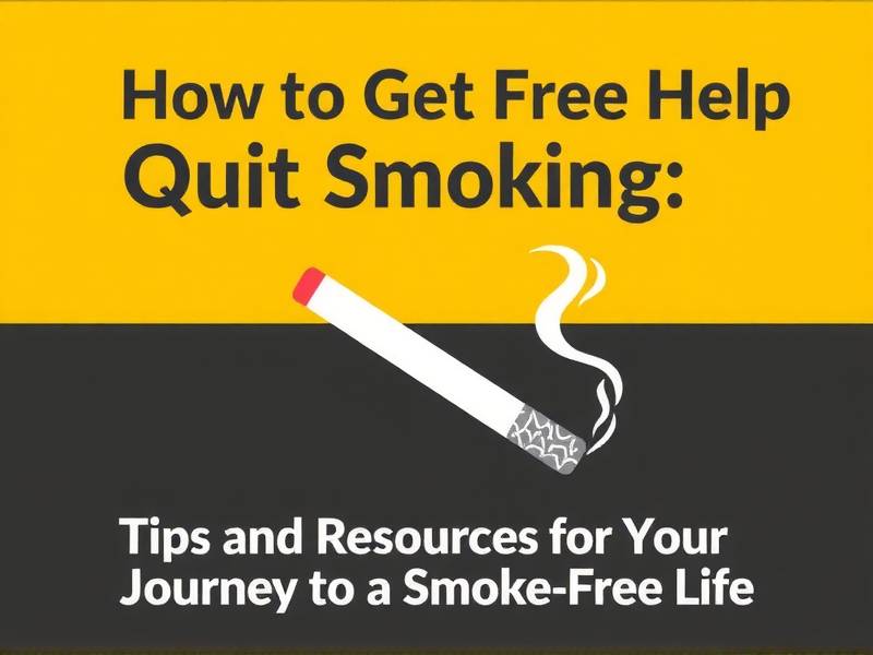 How to Get Free Help to Quit Smoking: Tips and Resources for Your Journey to a Smoke-Free Life
