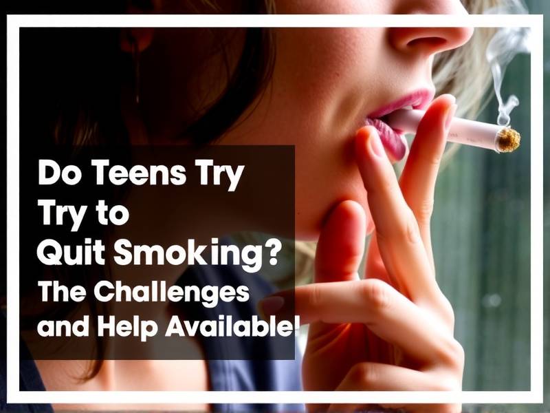 Do Teens Try to Quit Smoking? The Challenges and Help Available