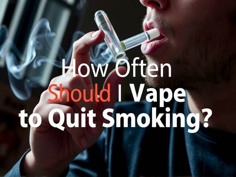 How Often Should I Vape to Quit Smoking?(1)