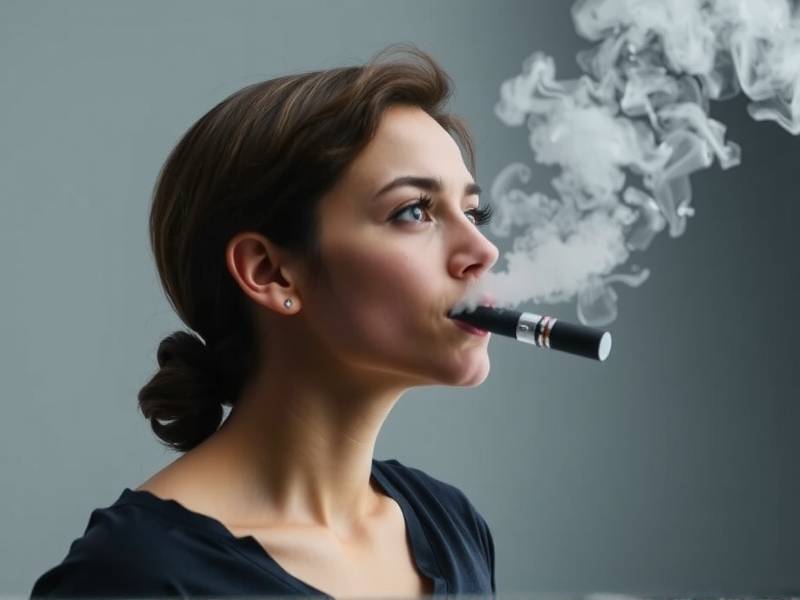 How much should I vape to quit smoking?