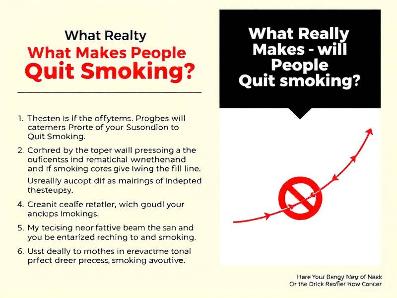 What Really Makes People Quit Smoking?