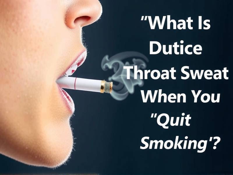 Why Does Your Throat Sweat When You Quit Smoking?
