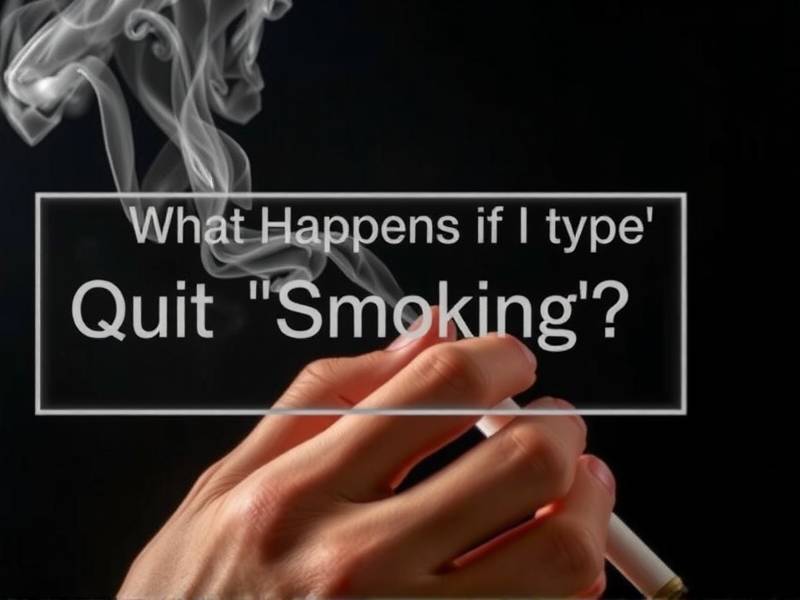 What Happens If I Type 'Quit Smoking'?