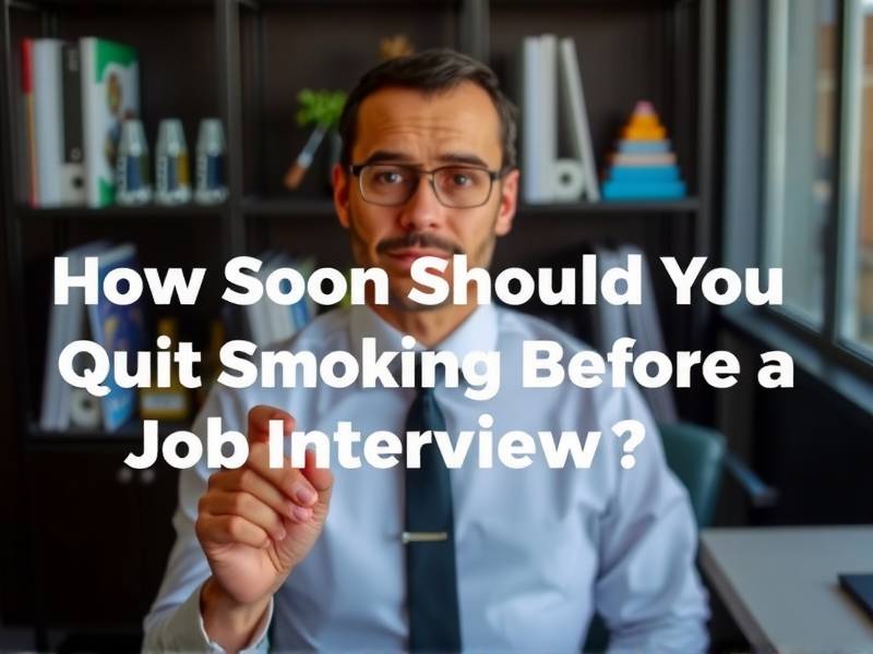 How Soon Should You Quit Smoking Before a Job Interview?