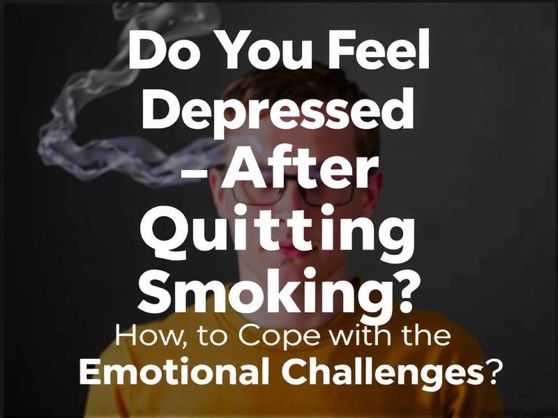 Do You Feel Depressed After Quitting Smoking? How to Cope with the Emotional Challenges?