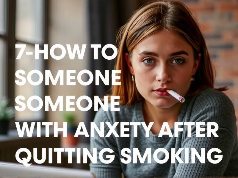 How to Help Someone with Anxiety After Quitting Smoking