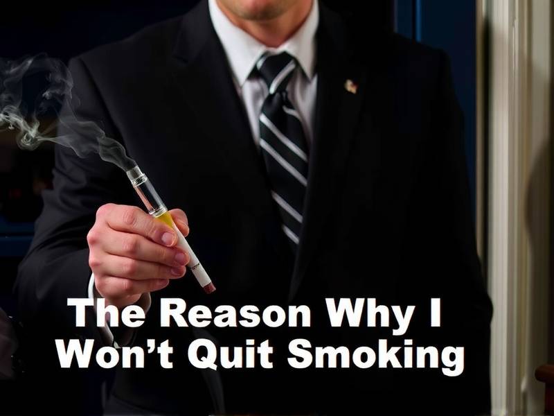 The Reason Why I Won't Quit Smoking