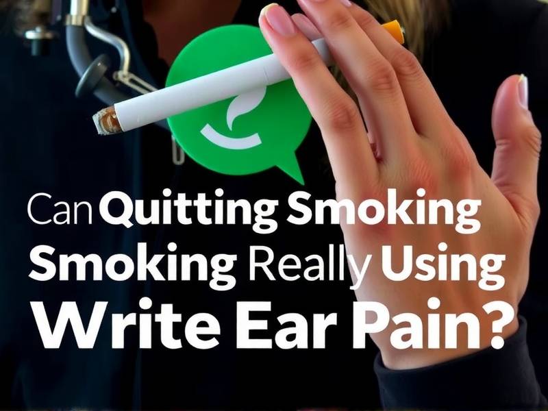 Can Quitting Smoking Really Cause Ear Pain?
