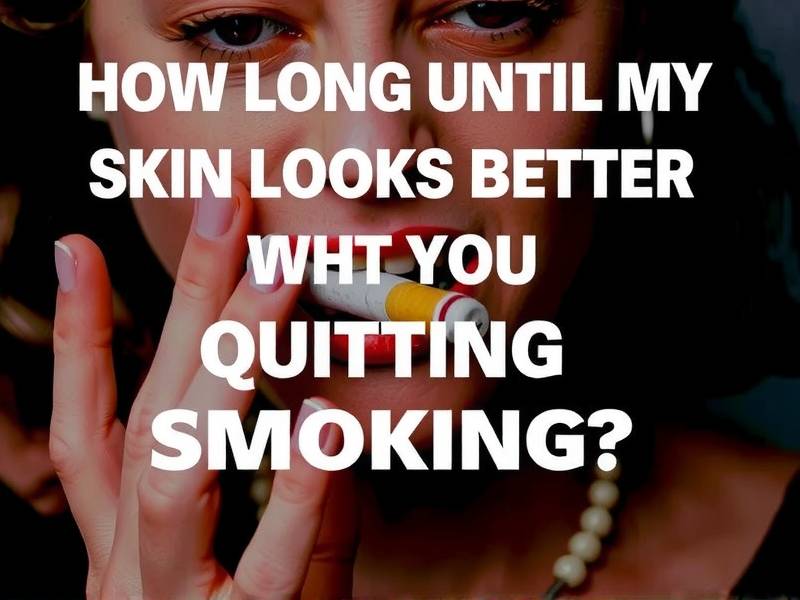 How Long Until My Skin Looks Better After Quitting Smoking?